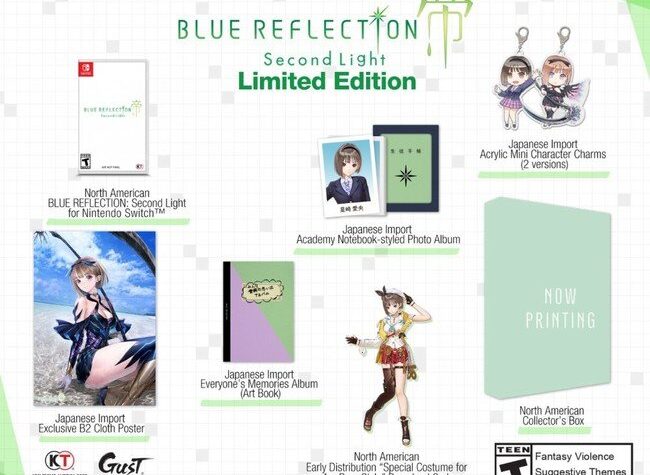 Blue Reflection: Second Light Game's 2nd Promo Video Streamed