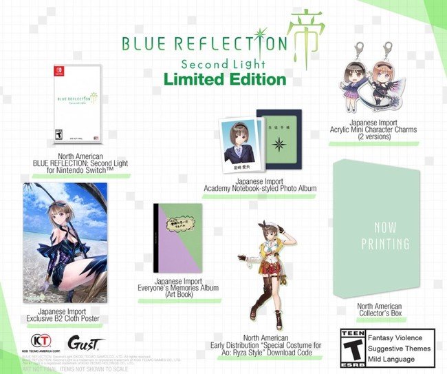 Blue Reflection: Second Light Game's 2nd Promo Video Streamed