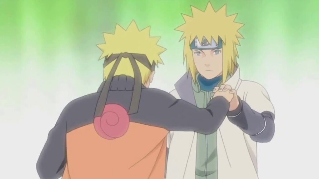 Naruto meeting Minato