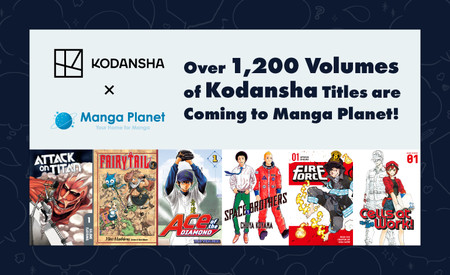 Manga Planet Adds 150+ Kodansha USA Titles to Service