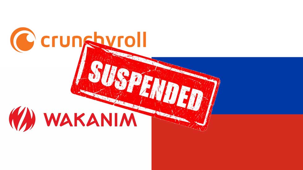Crunchyroll And Wakanim Suspended In Russia