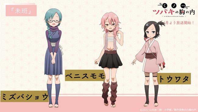 In the Heart of Kunoichi Tsubaki Anime Casts Aya Yamane