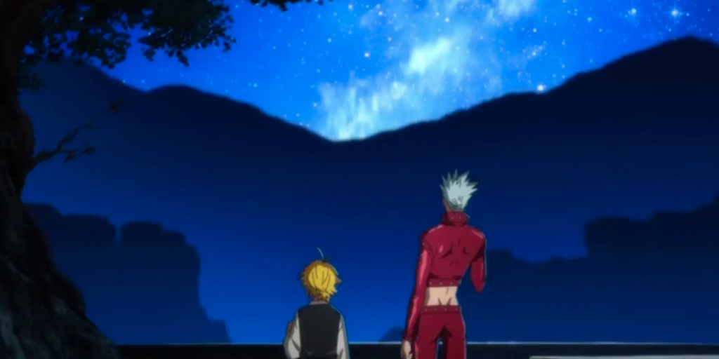 Meliodas and Ban prepare to say goodbye on The Seven Deadly Sins