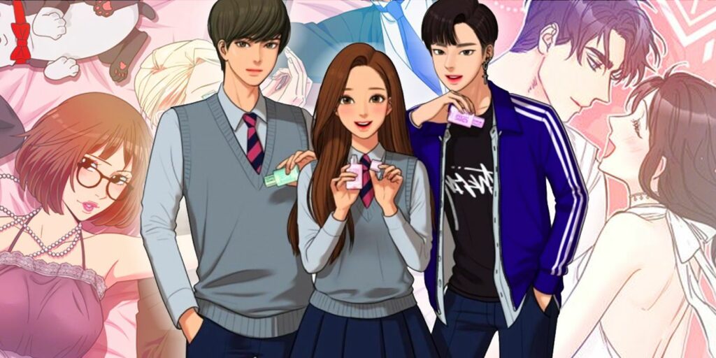 true beauty, lets play and a bussiness proposal webtoon
