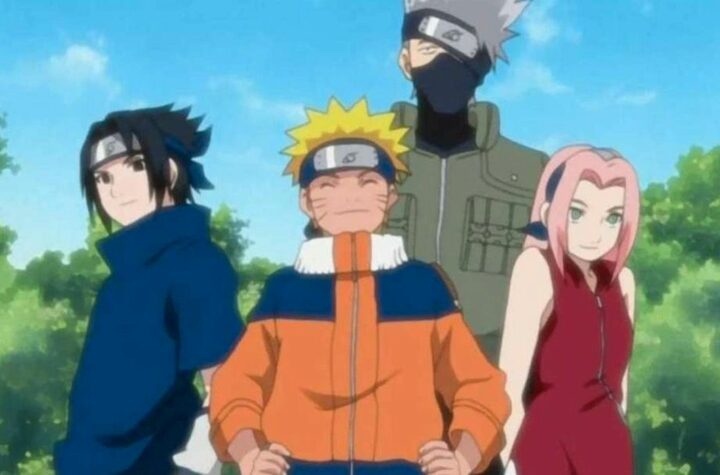 Team 7 from Naruto, ready for action.